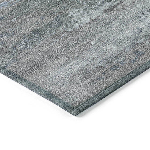 Addison Chantille ACN2071 Abstract Machine Made Transitional Pewter Rug