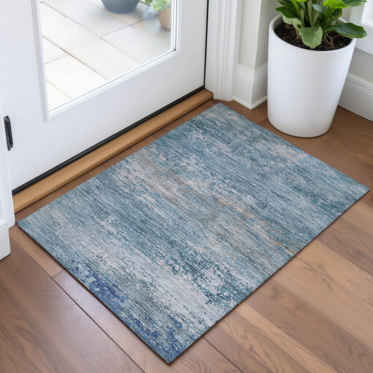 Addison Chantille ACN2071 Abstract Machine Made Transitional Sky Rug
