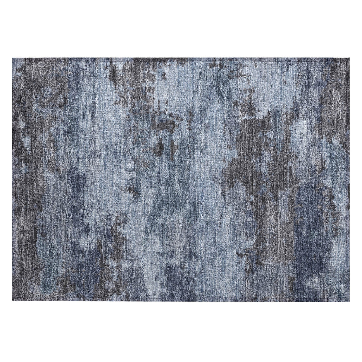 Addison Chantille ACN2075 Abstract Machine Made Transitional Blue Rug