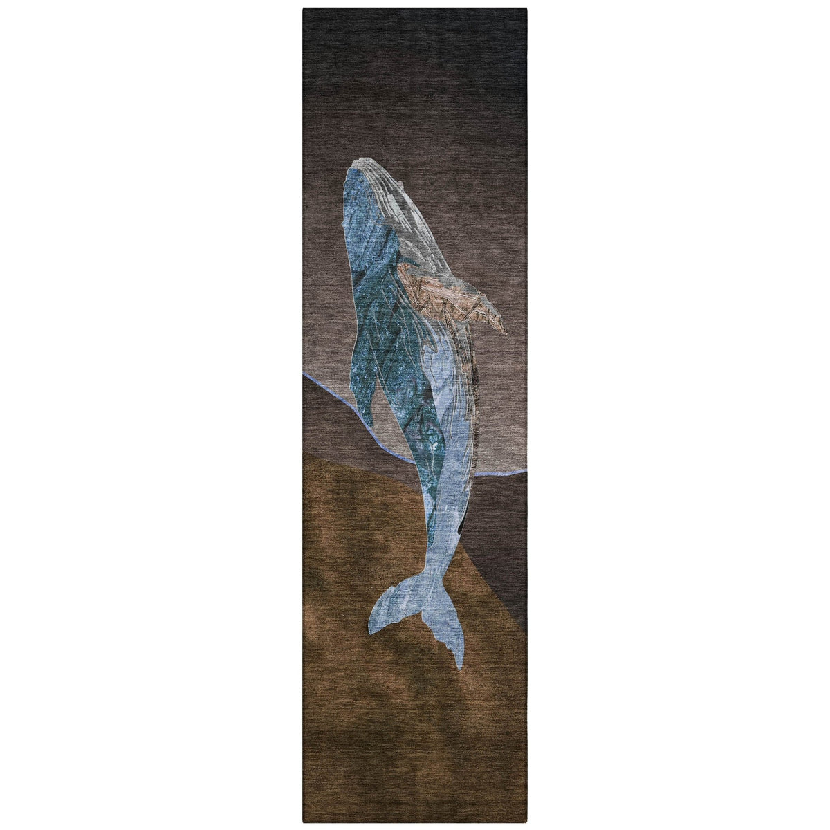 Addison Chantille ACN2078 Coastal Machine Made Transitional Brown Rug