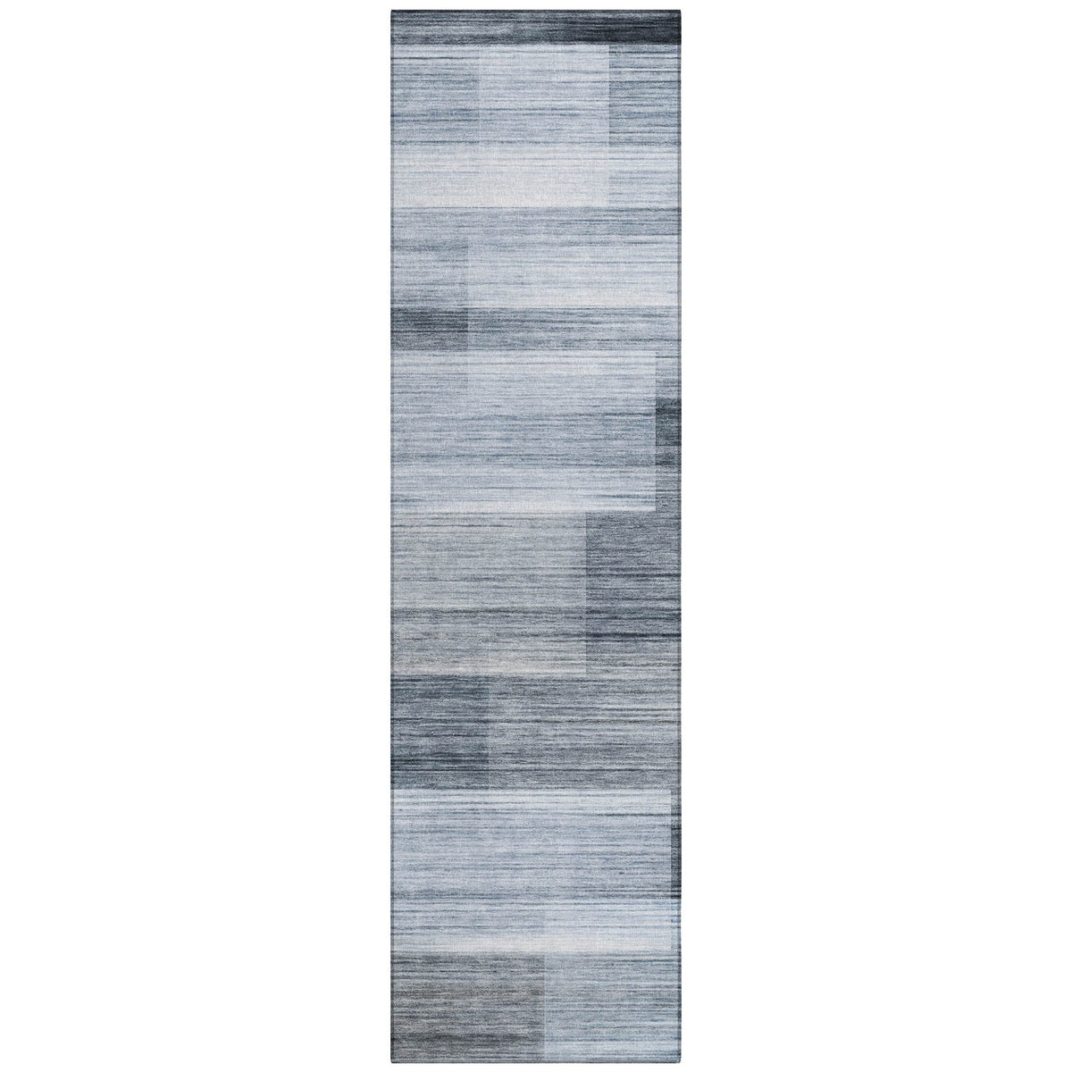 Addison Chantille ACN2082 Stripes Machine Made Transitional Denim Rug
