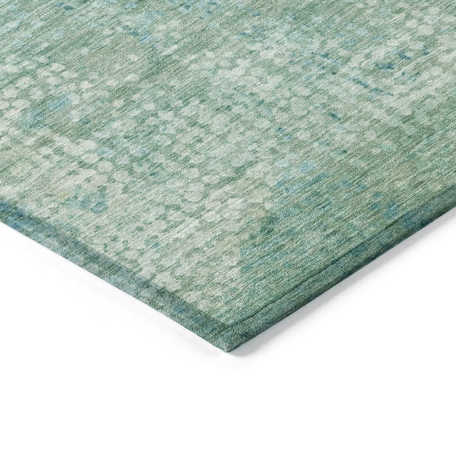 Addison Chantille ACN2087 Abstract Machine Made Transitional Teal Rug