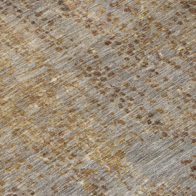 Addison Chantille ACN2088 Abstract Machine Made Transitional Brown Rug