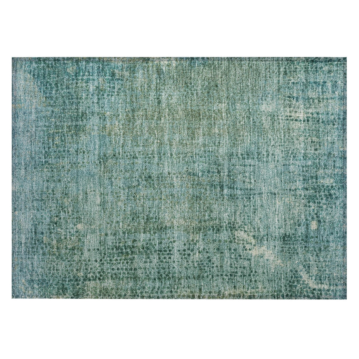 Addison Chantille ACN2088 Abstract Machine Made Transitional Teal Rug