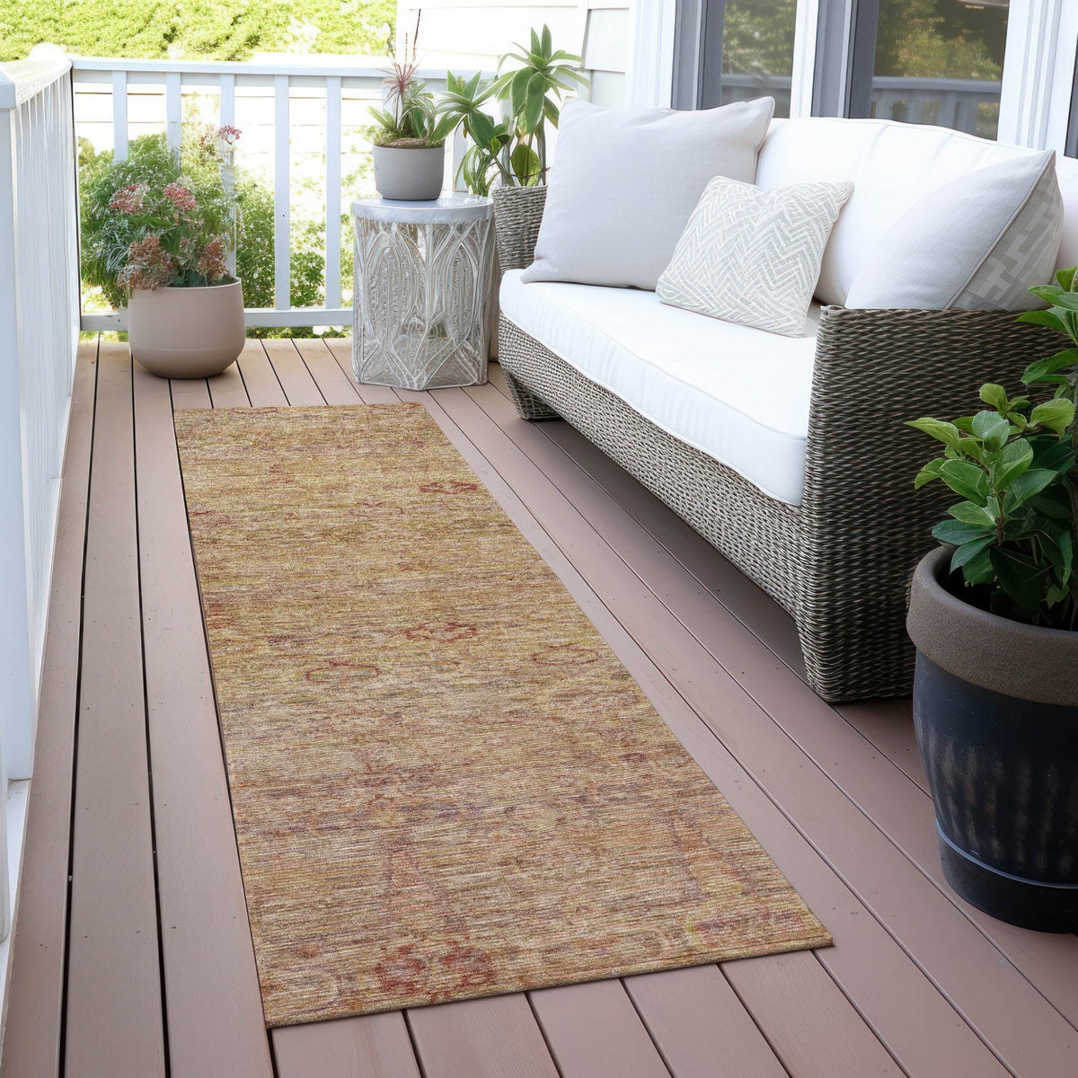 Addison Chantille ACN2090 Global Machine Made Traditional Coral Rug