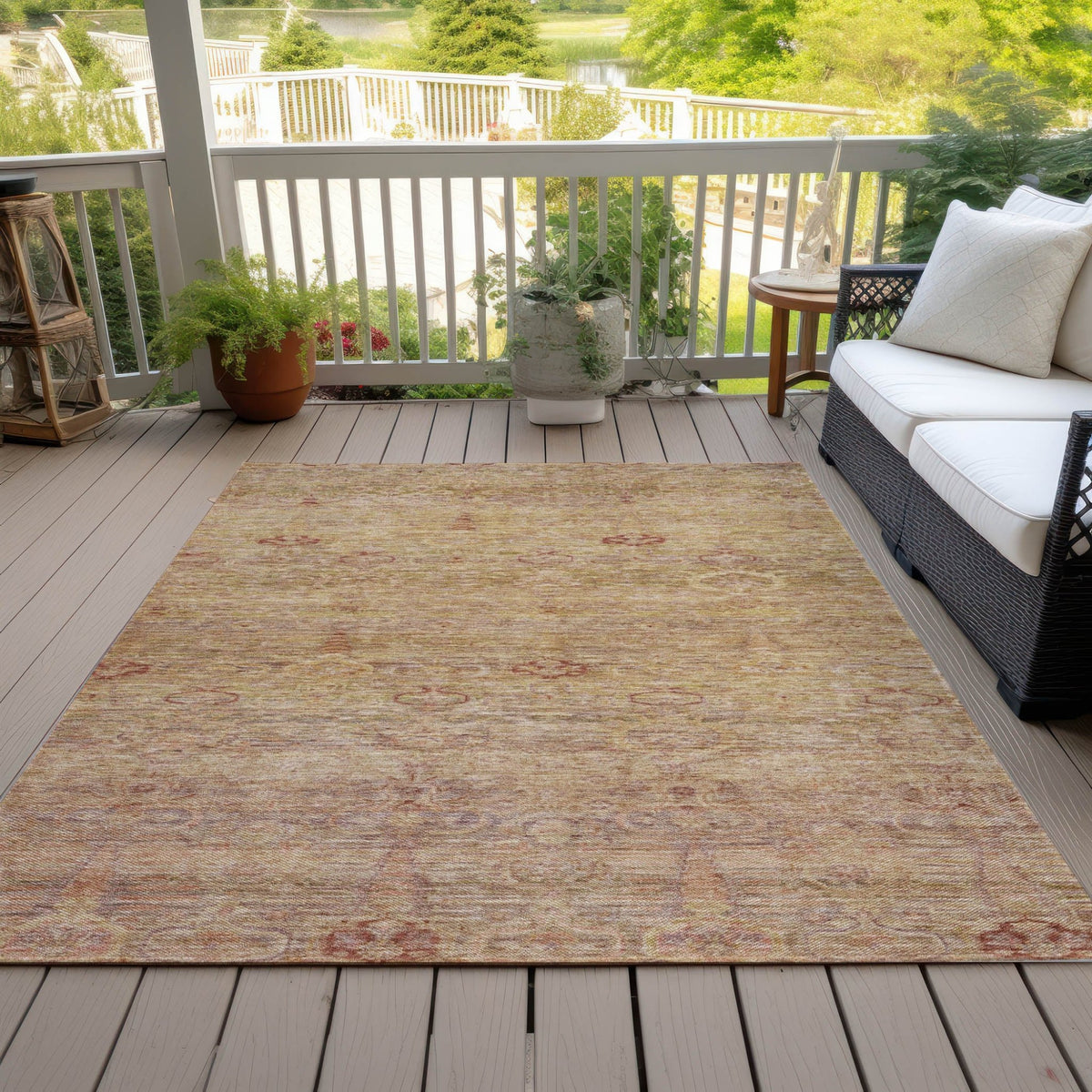 Addison Chantille ACN2090 Global Machine Made Traditional Coral Rug