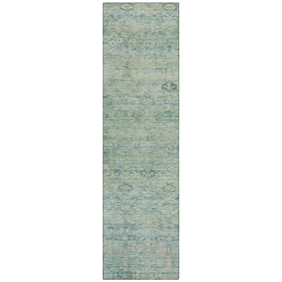 Addison Chantille ACN2090 Global Machine Made Traditional Teal Rug