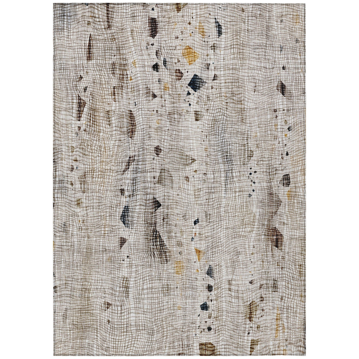 Addison Chantille ACN2092 Abstract Machine Made Transitional Linen Rug