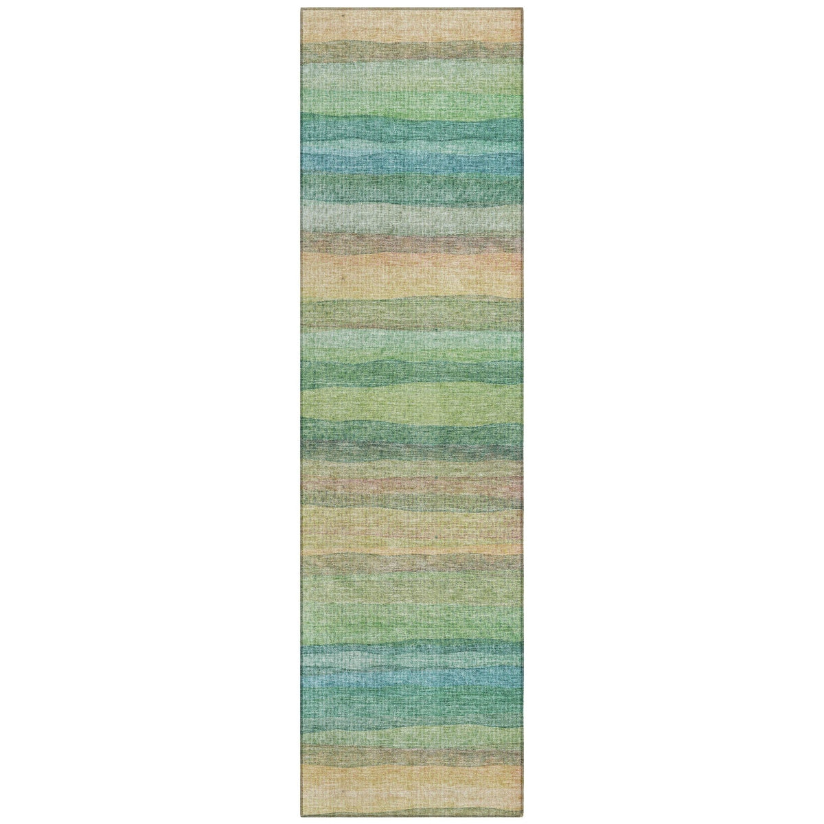 Addison Chantille ACN2093 Stripes Machine Made Transitional Aloe Rug