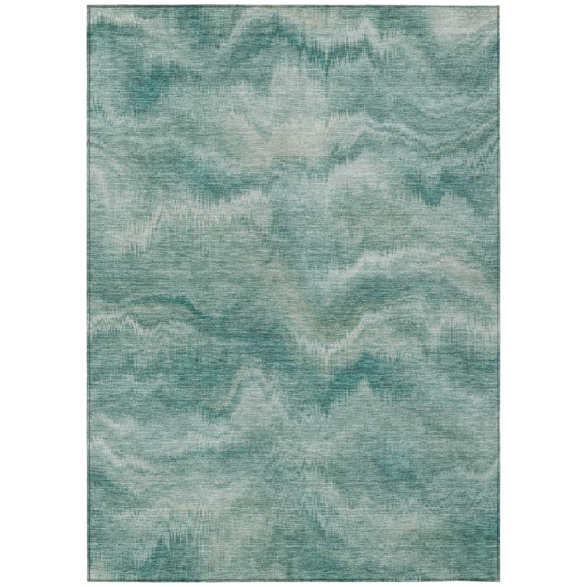 Addison Chantille ACN2095 Waves Machine Made Transitional Teal Rug