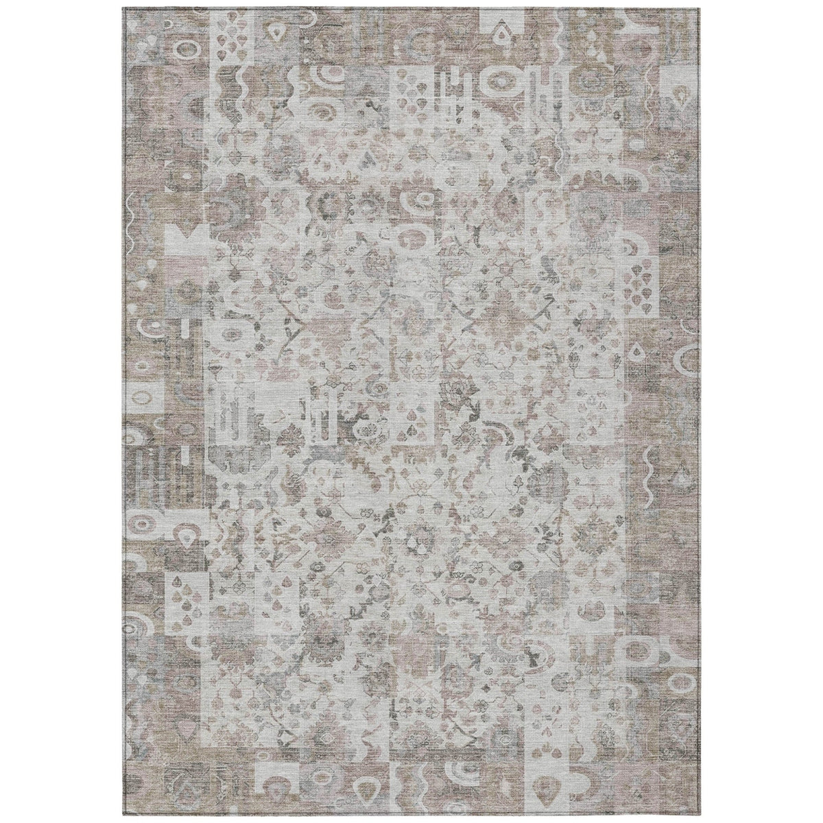 Addison Chantille ACN2099 Global Machine Made Traditional Taupe Rug