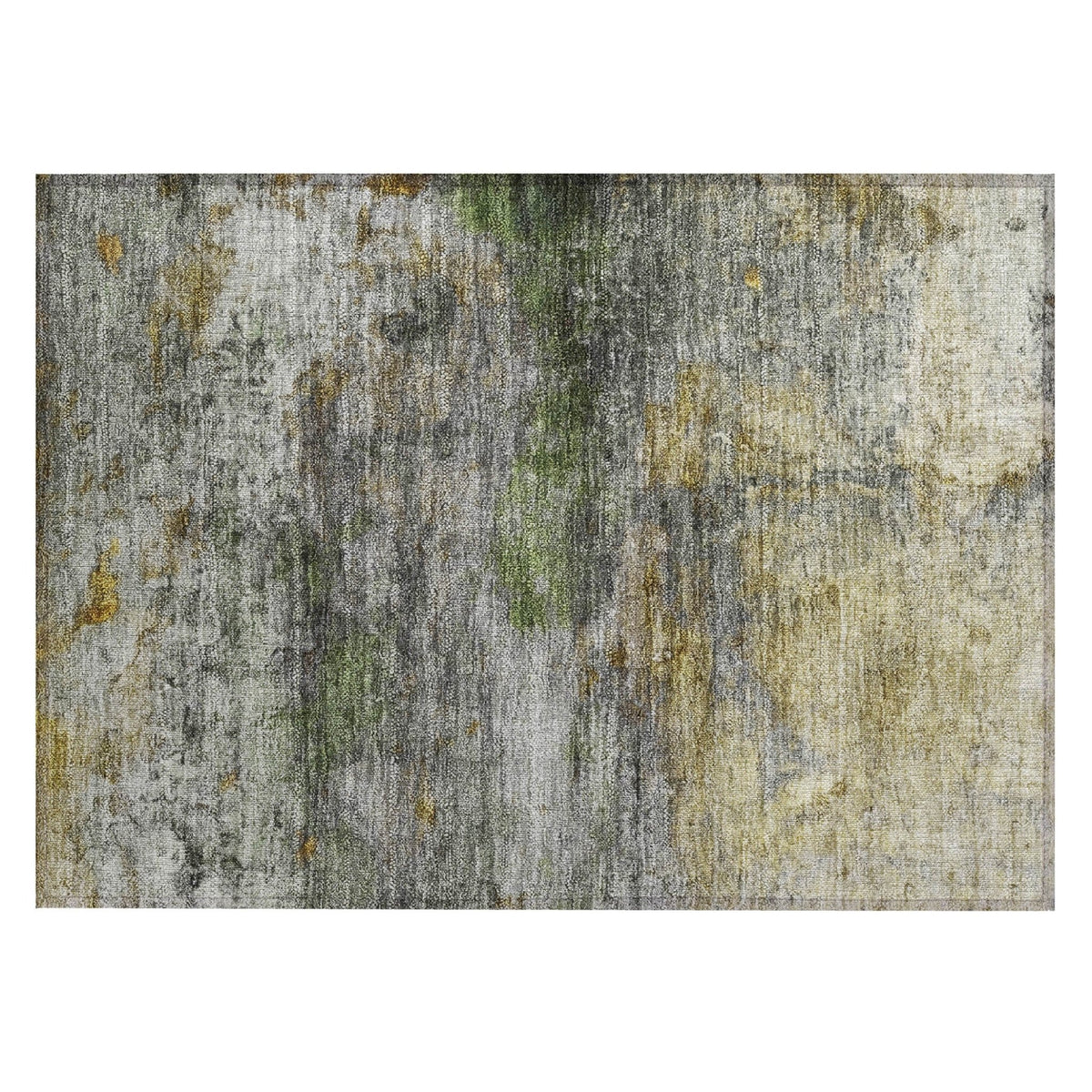Addison Chantille ACN2100 Abstract Machine Made Transitional Olive Rug