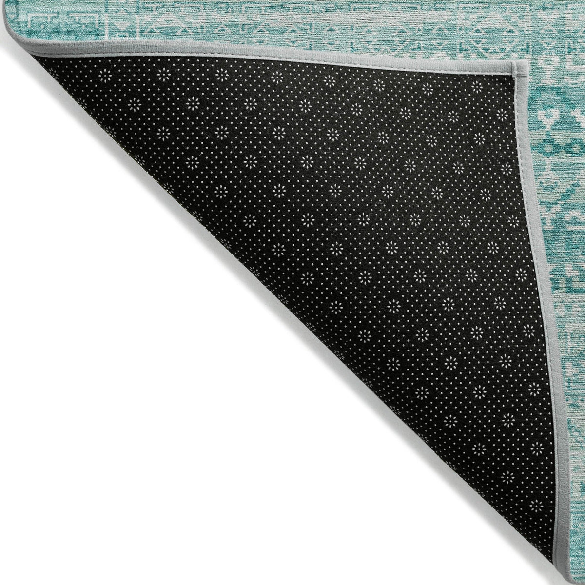 Addison Chantille ACN2101 Stripes Machine Made Transitional Aqua Rug