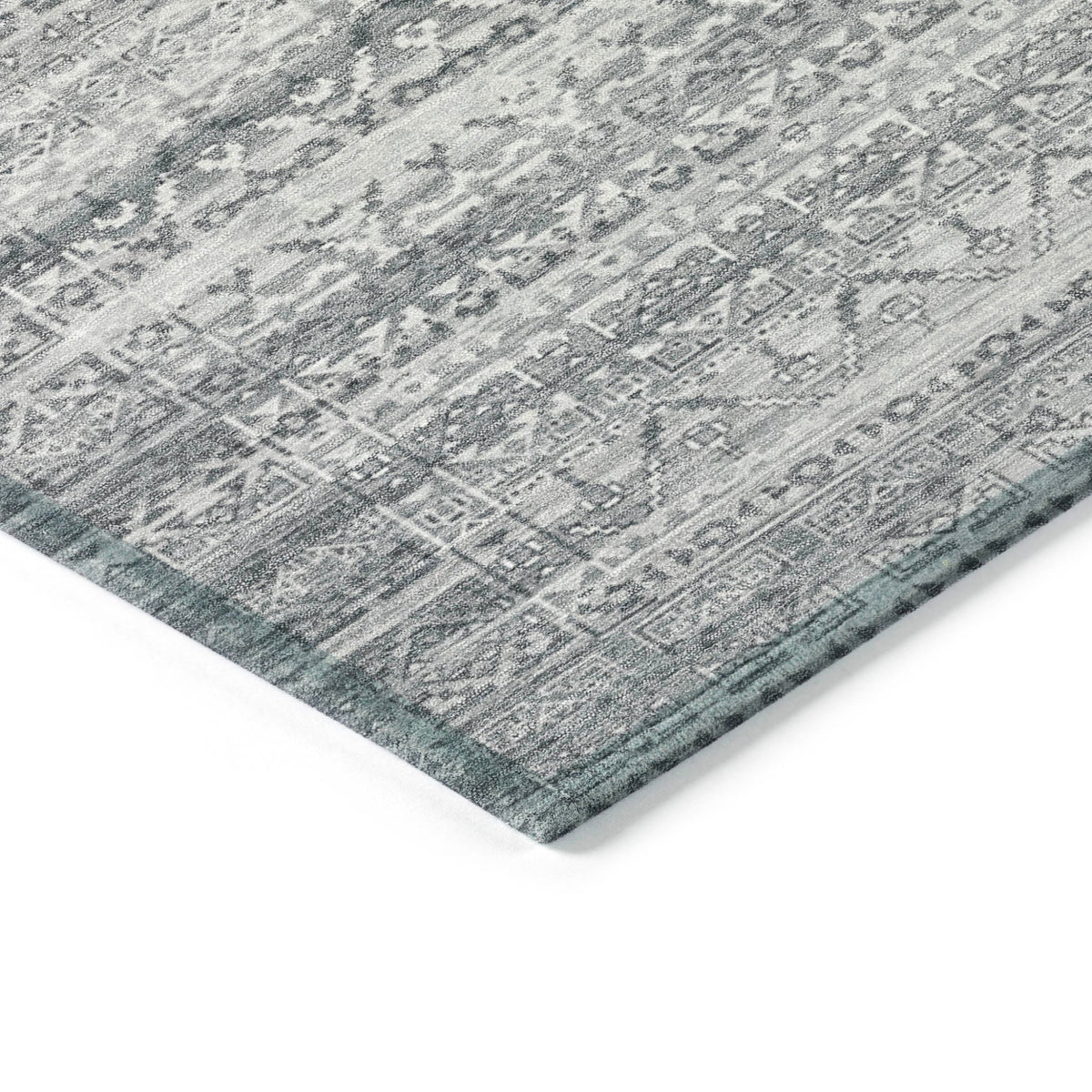 Addison Chantille ACN2101 Stripes Machine Made Transitional Gray Rug
