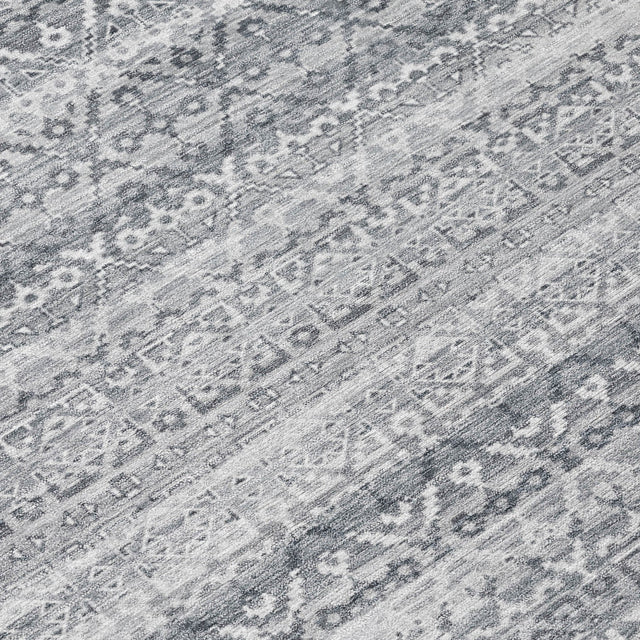 Addison Chantille ACN2101 Stripes Machine Made Transitional Gray Rug