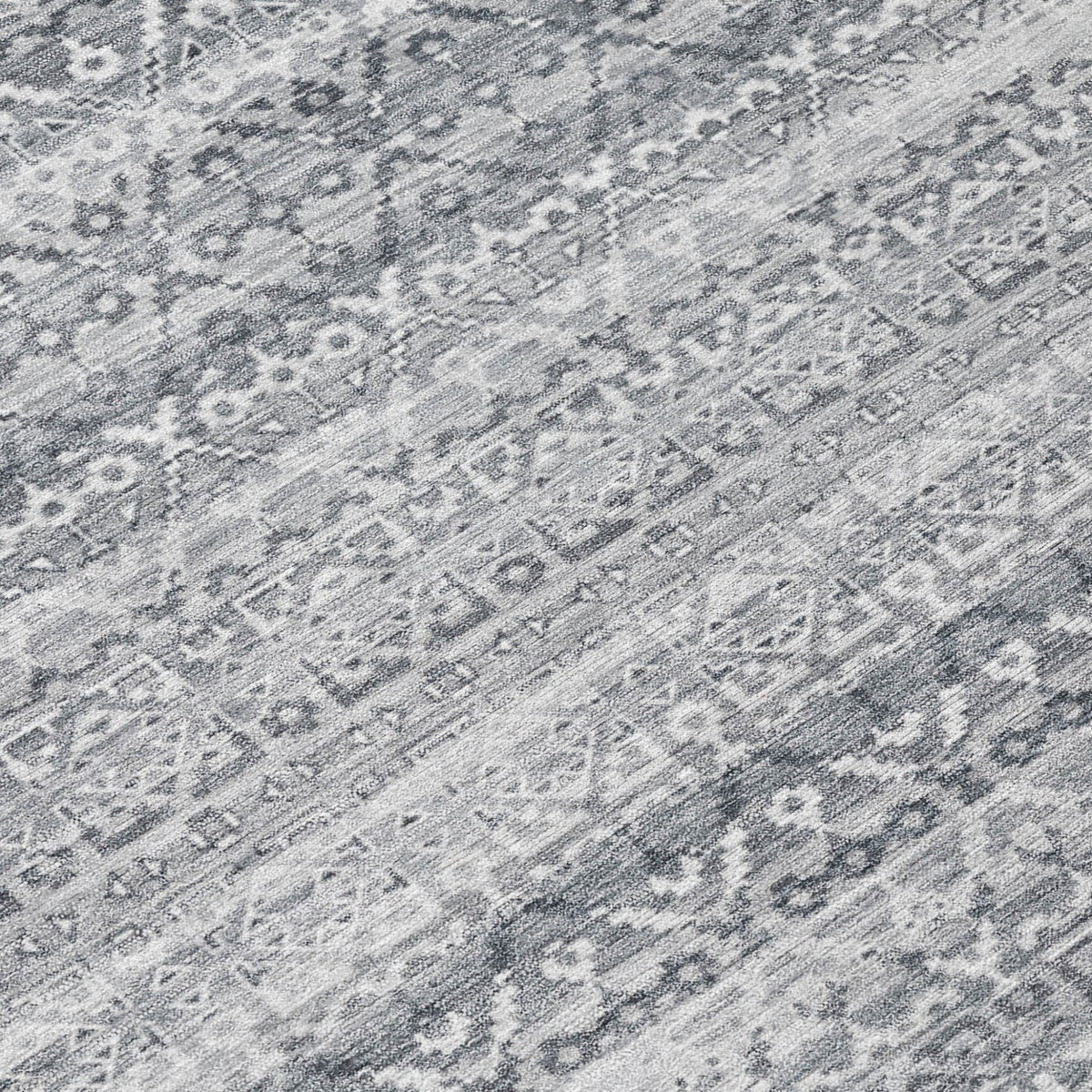 Addison Chantille ACN2101 Stripes Machine Made Transitional Gray Rug