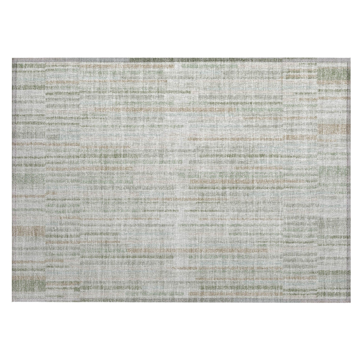 Addison Chantille ACN2102 Stripes Machine Made Transitional Sage Rug