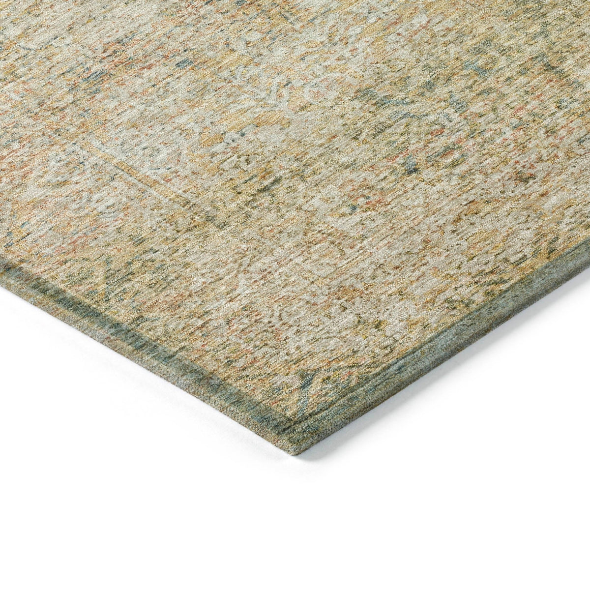Addison Chantille ACN2103 Global Machine Made Traditional Gold Rug