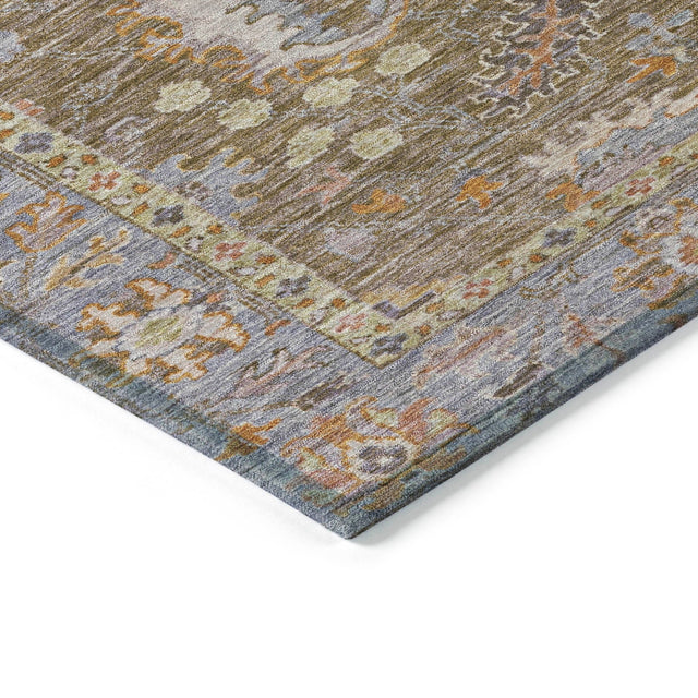 Addison Chantille ACN2104 Global Machine Made Traditional Brown Rug