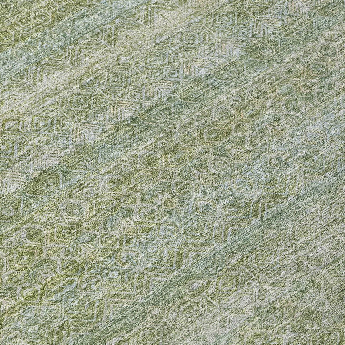 Addison Chantille ACN2105 Stripes Machine Made Transitional Sage Rug