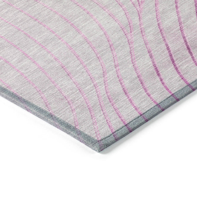 Addison Chantille ACN2107 Swirls Machine Made Transitional Blush Rug