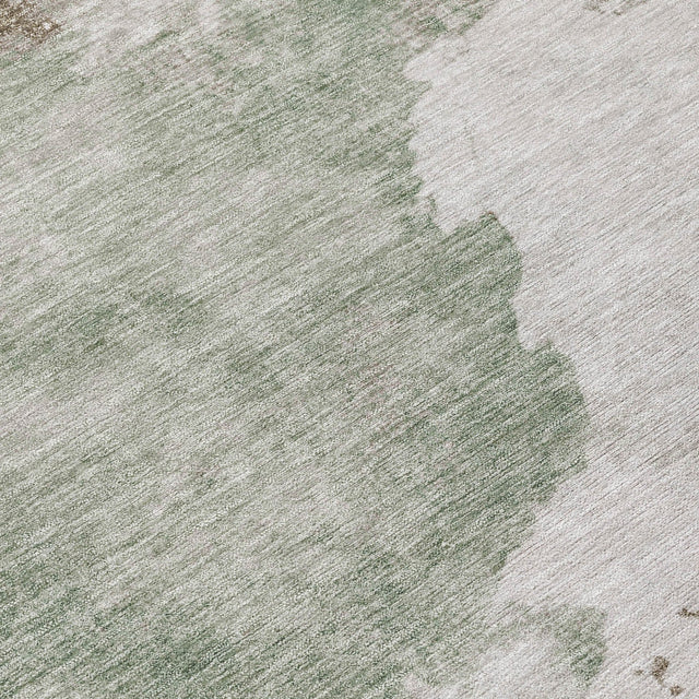 Addison Chantille ACN2108 Abstract Machine Made Transitional Aloe Rug