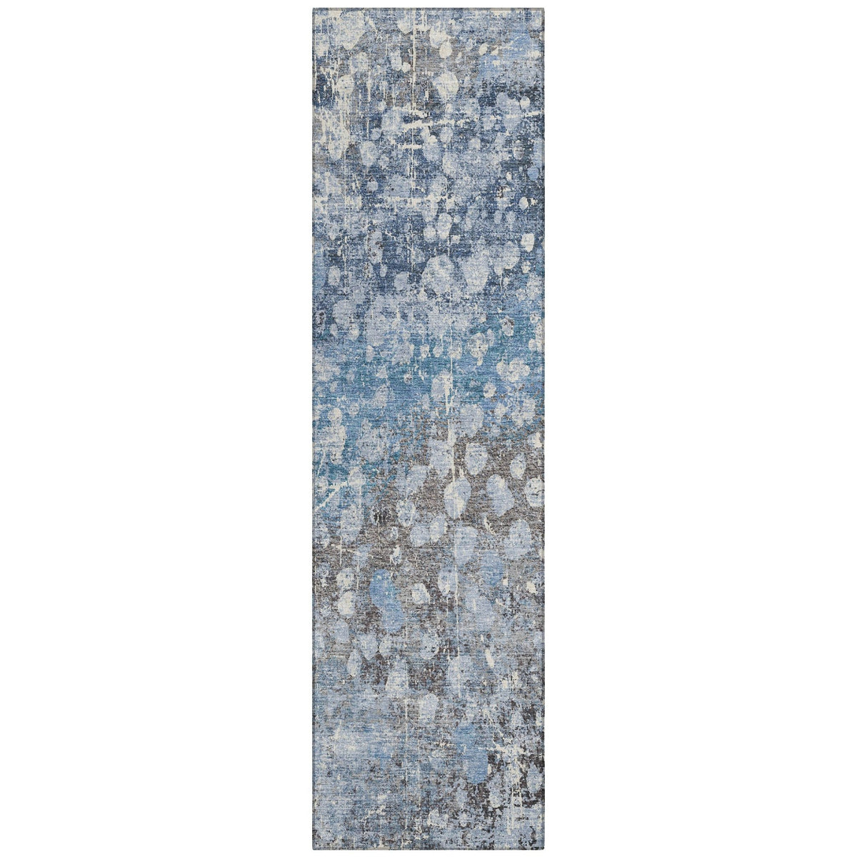 Addison Chantille ACN2113 Abstract Machine Made Transitional Blue Rug