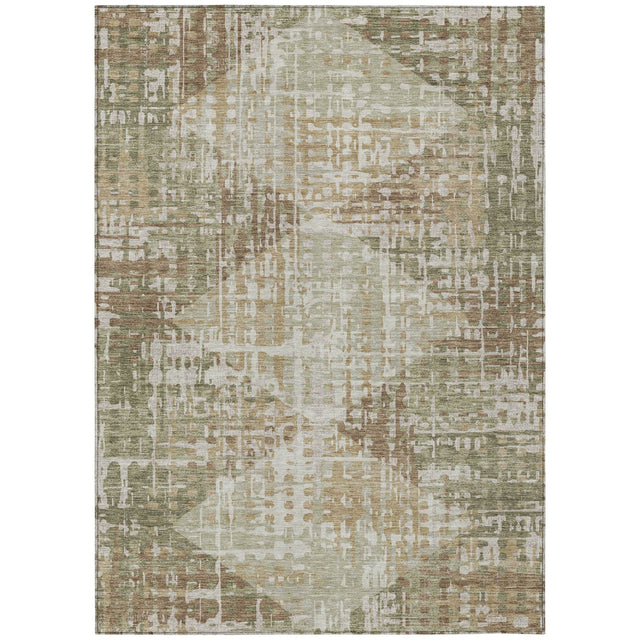 Addison Chantille ACN2116 Geometric Machine Made Transitional Fern Rug