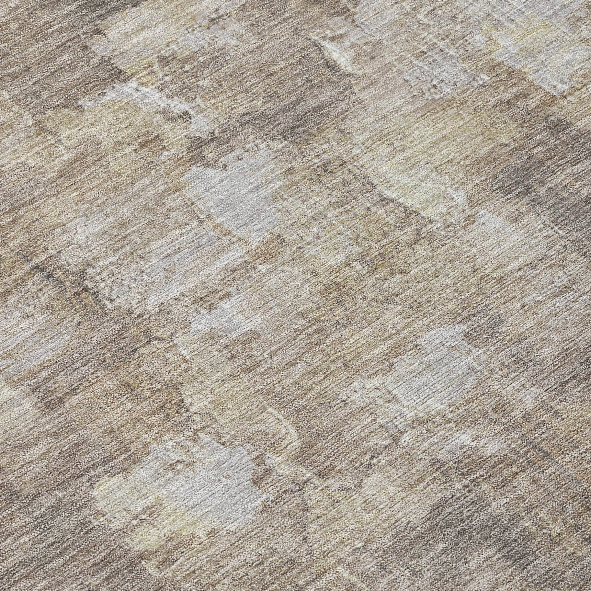 Addison Chantille ACN2119 Abstract Machine Made Transitional Taupe Rug