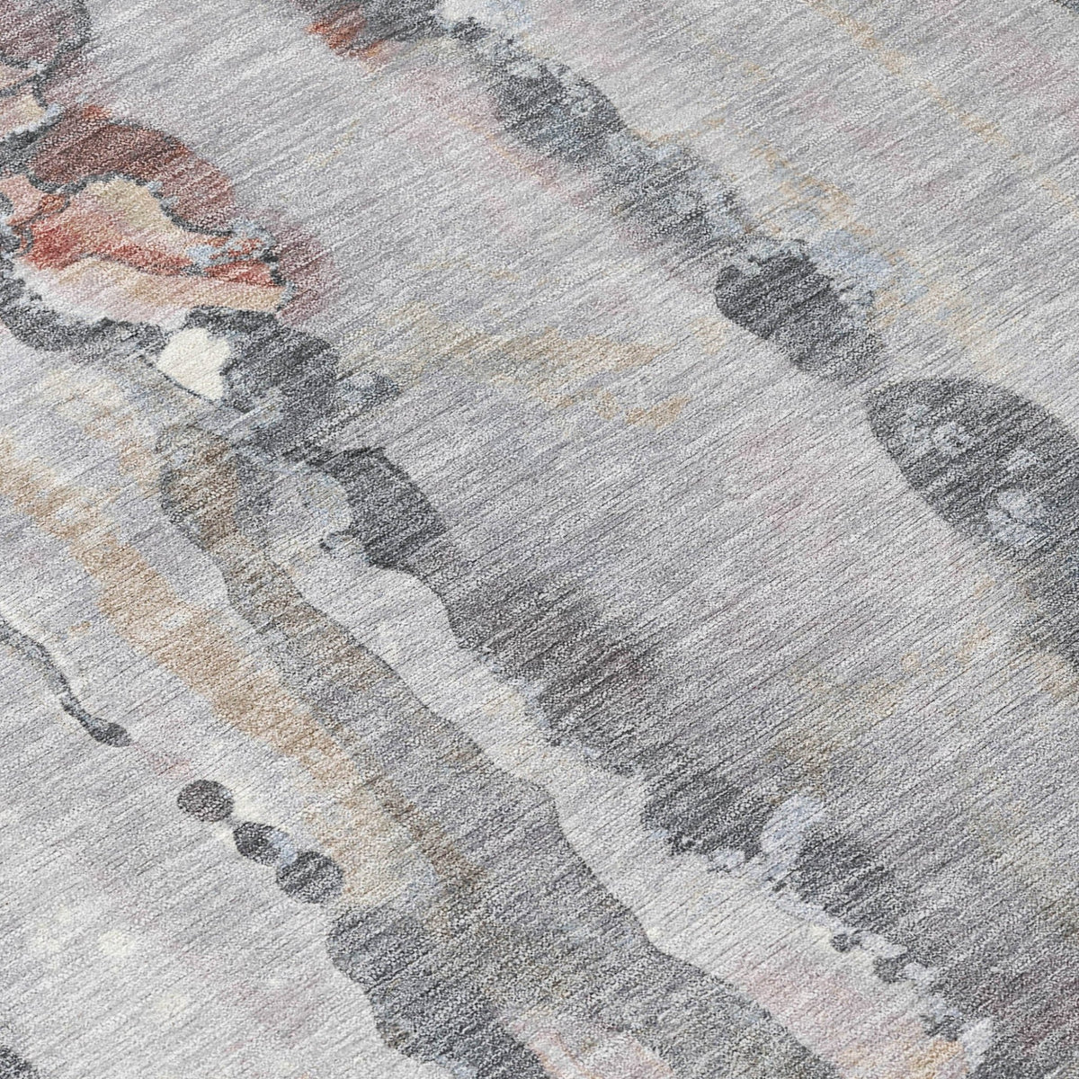 Addison Chantille ACN2120 Abstract Machine Made Transitional Copper Rug