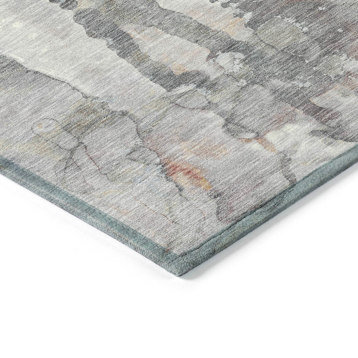 Addison Chantille ACN2120 Abstract Machine Made Transitional Copper Rug