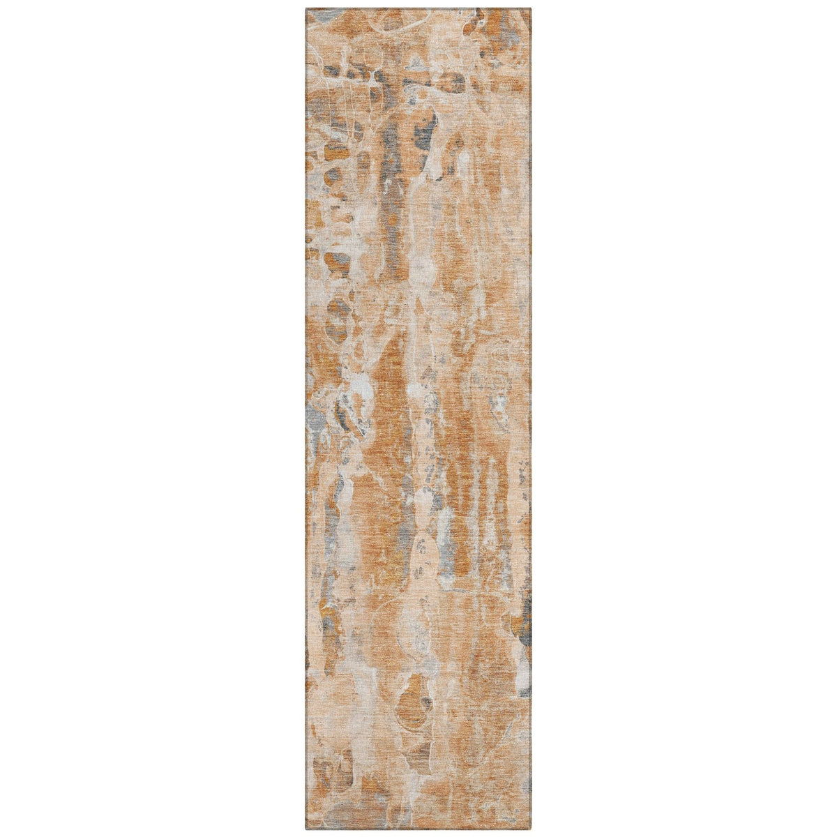 Addison Chantille ACN2120 Abstract Machine Made Transitional Orange Rug