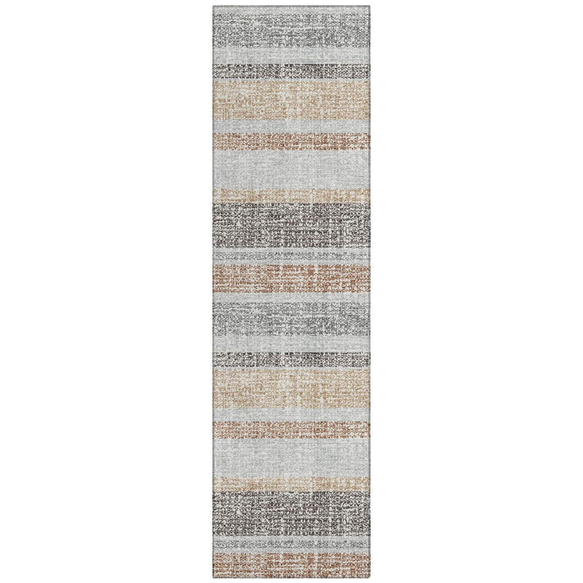 Addison Chantille ACN2122 Stripes Machine Made Transitional Gray Rug