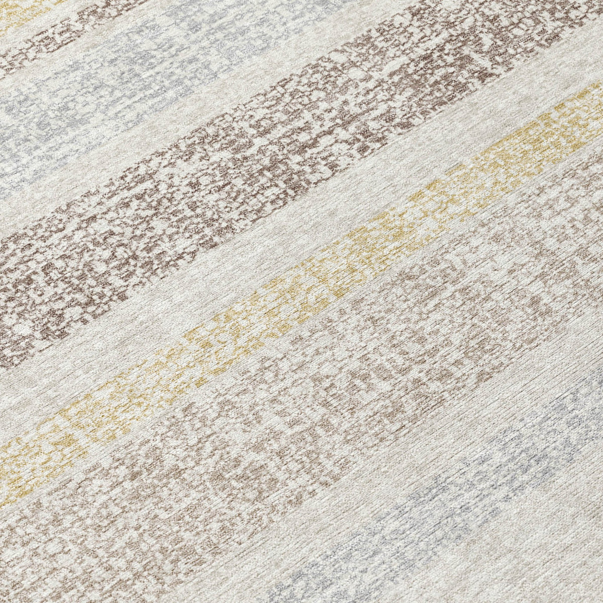 Addison Chantille ACN2122 Stripes Machine Made Transitional Ivory Rug