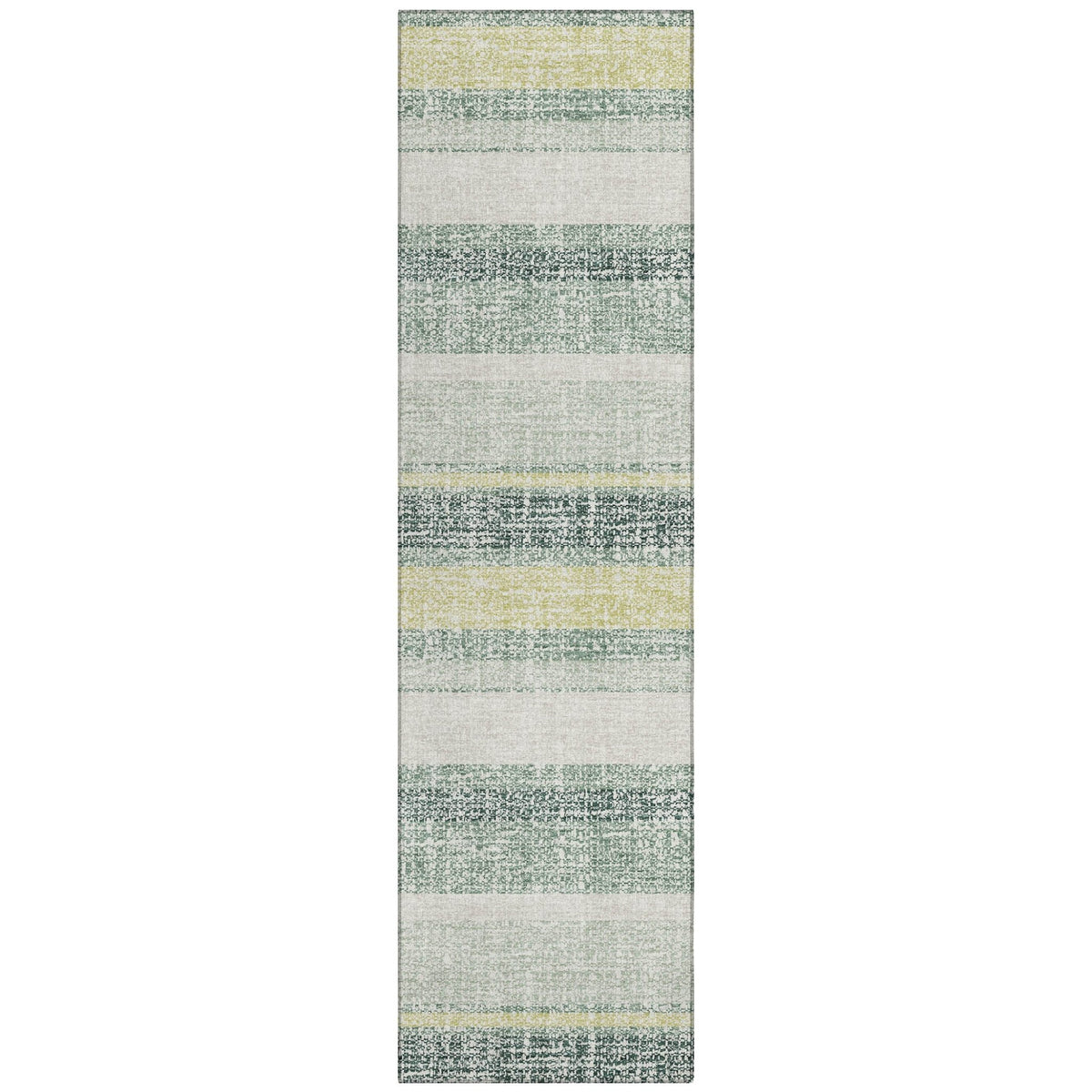 Addison Chantille ACN2122 Stripes Machine Made Transitional Seafoam Rug