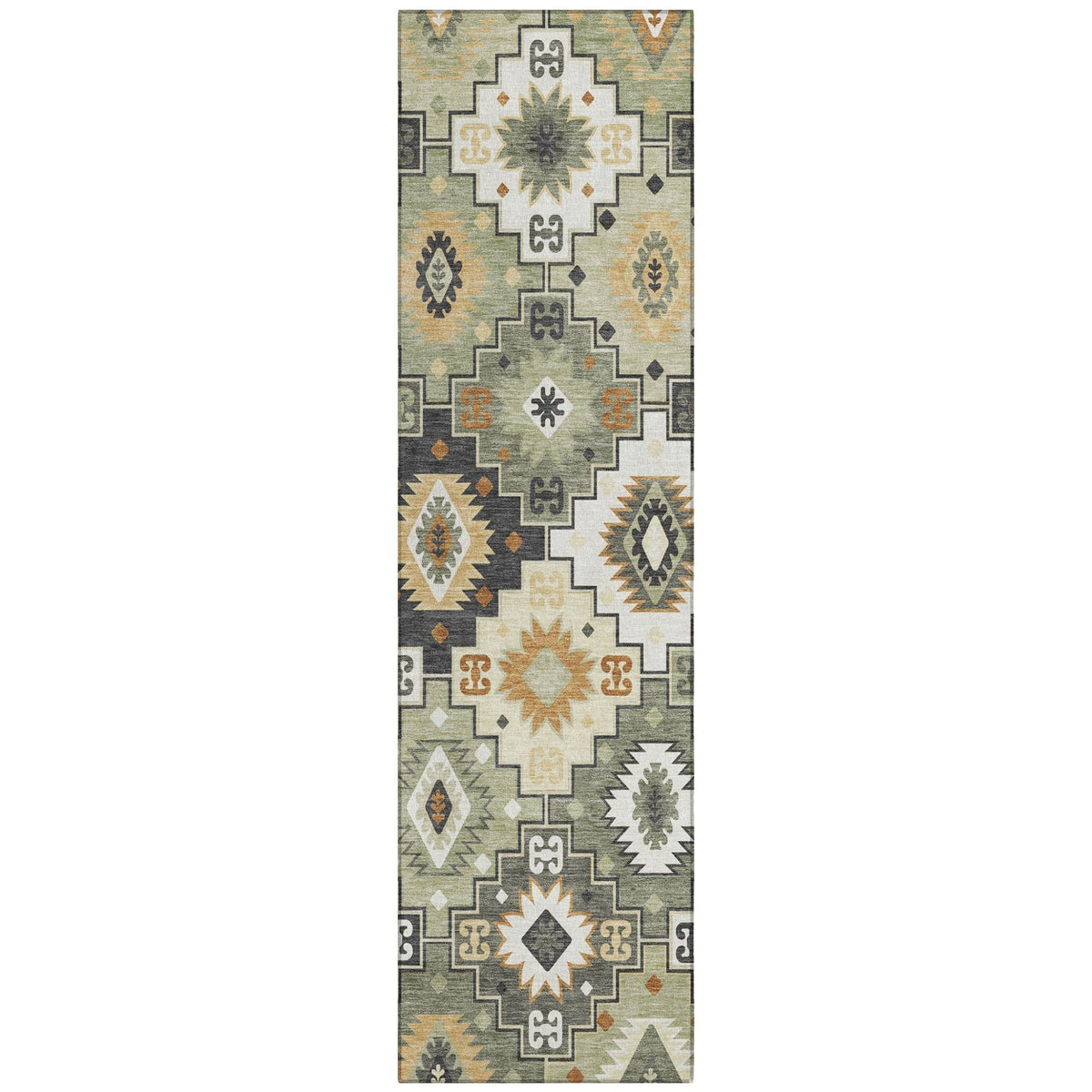 Addison Chantille ACN2123 Ethnic Machine Made Transitional Fern Rug
