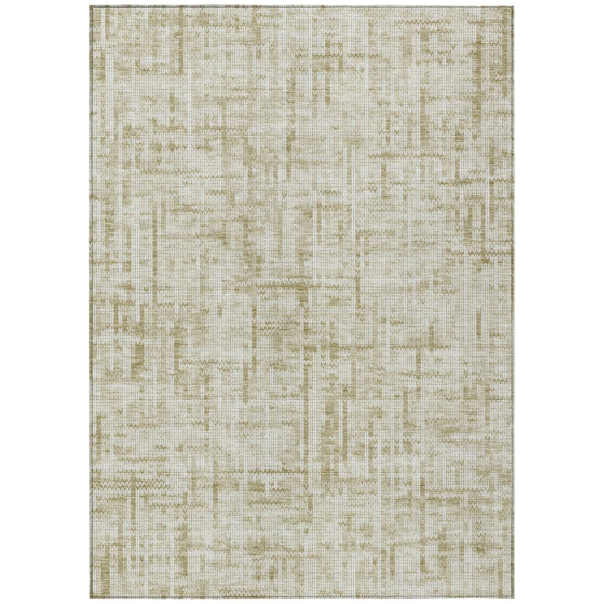 Addison Chantille ACN2130 Stripes Machine Made Transitional Beige Rug