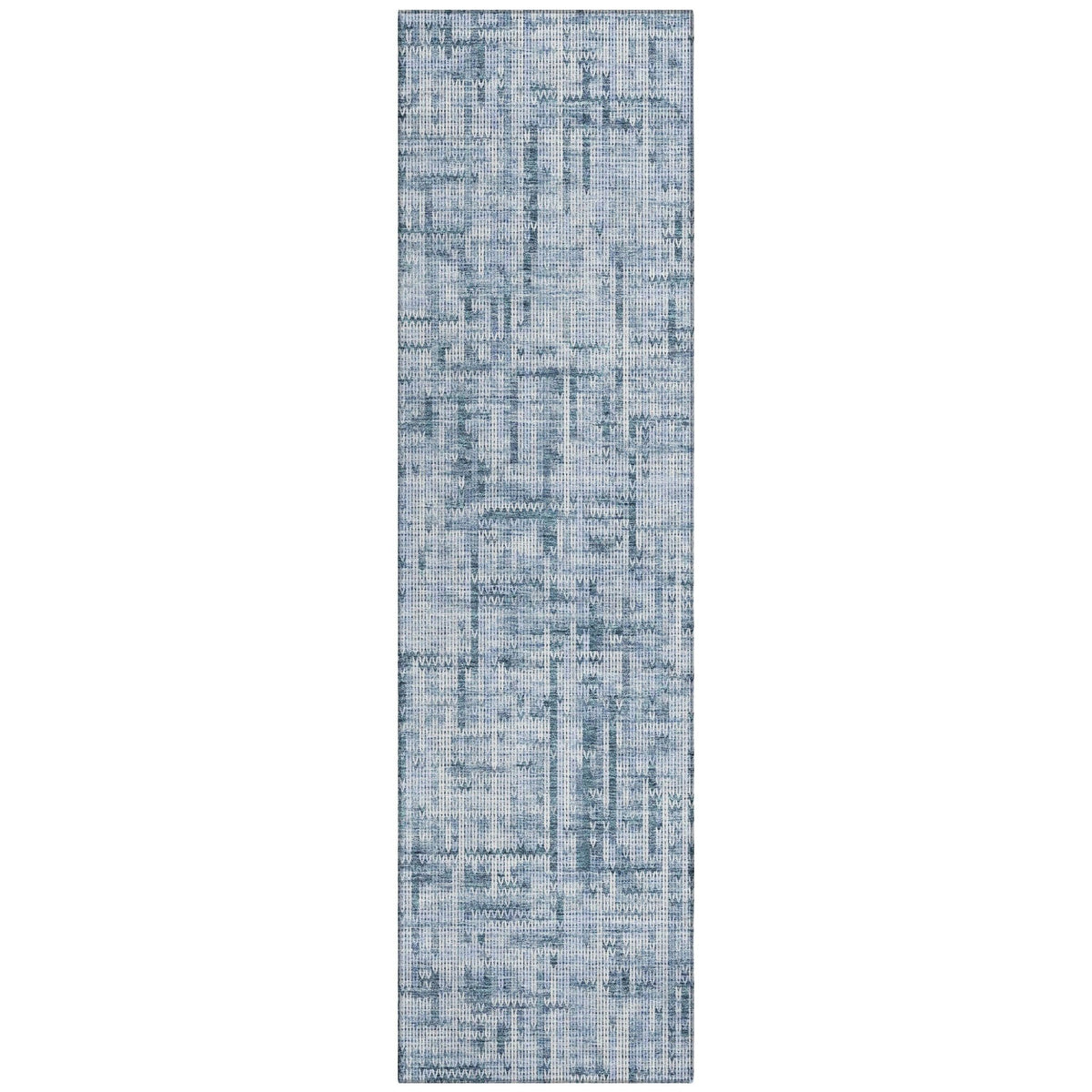 Addison Chantille ACN2130 Stripes Machine Made Transitional Blue Rug