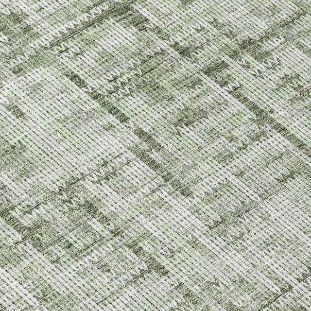 Addison Chantille ACN2130 Stripes Machine Made Transitional Green Rug