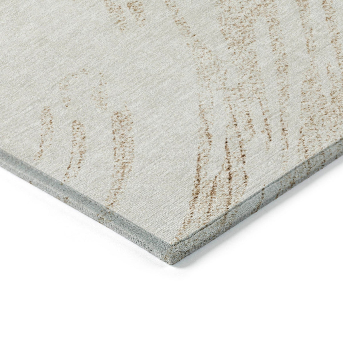 Addison Chantille ACN2133 Swirls Machine Made Transitional Brown Rug