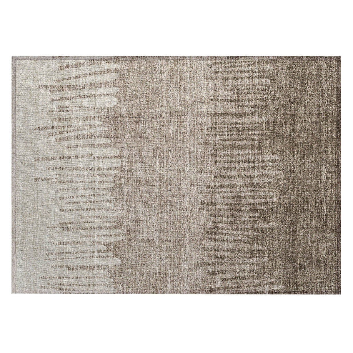 Addison Chantille ACN2135 Stripes Machine Made Transitional Brown Rug