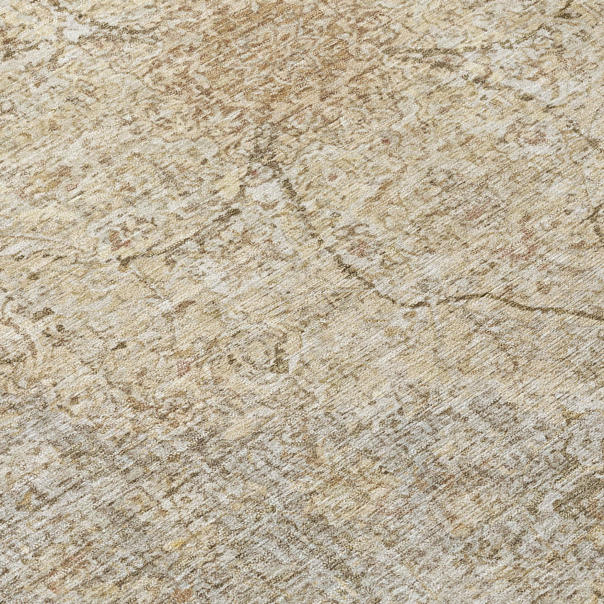 Addison Chantille ACN2136 Global Machine Made Traditional Beige Rug
