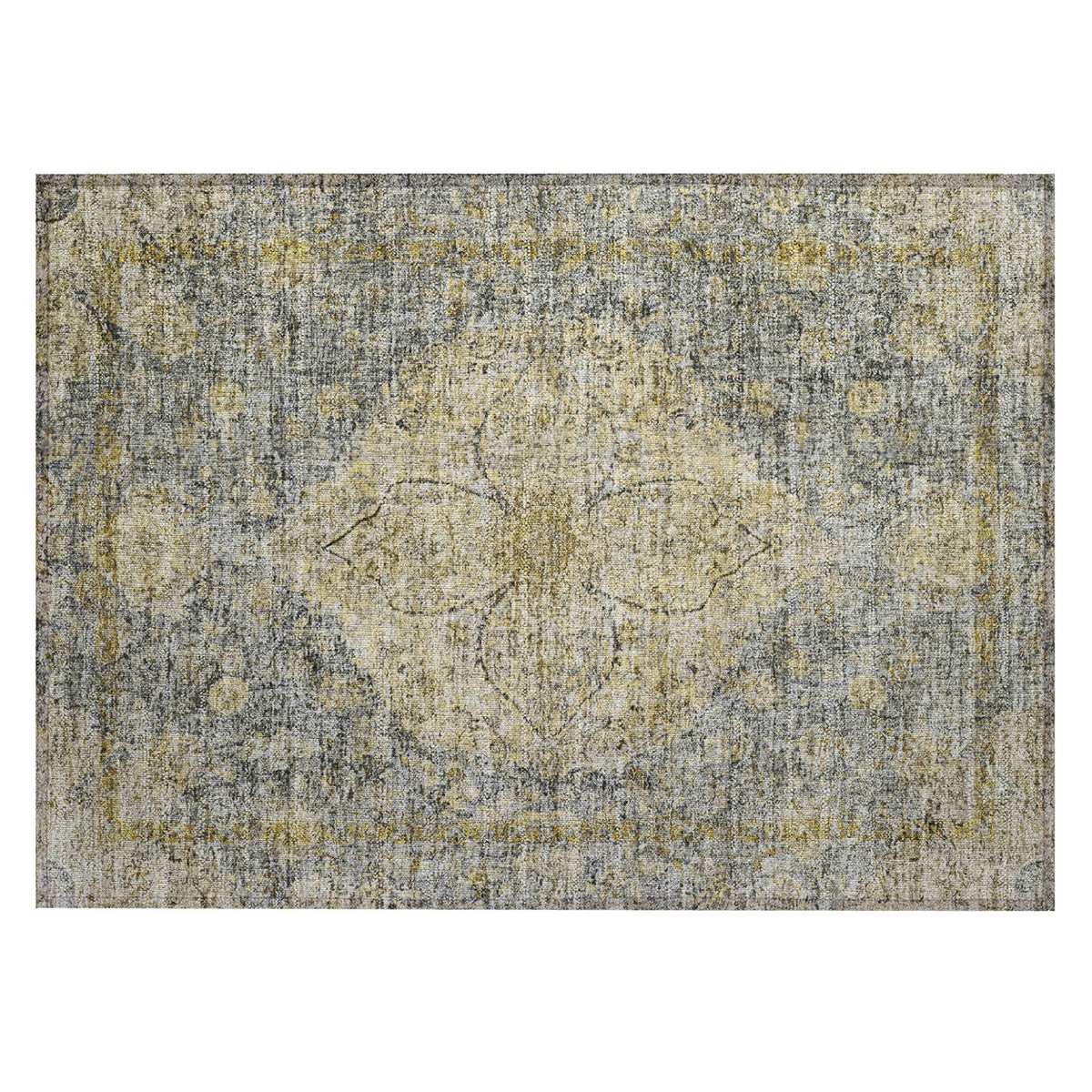 Addison Chantille ACN2136 Global Machine Made Traditional Pewter Rug