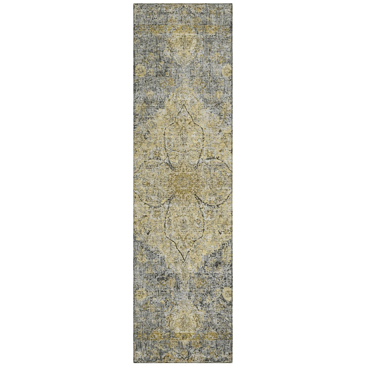 Addison Chantille ACN2136 Global Machine Made Traditional Pewter Rug