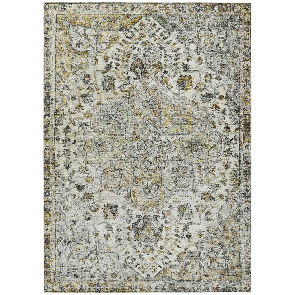 Addison Chantille ACN2138 Global Machine Made Traditional Beige Rug