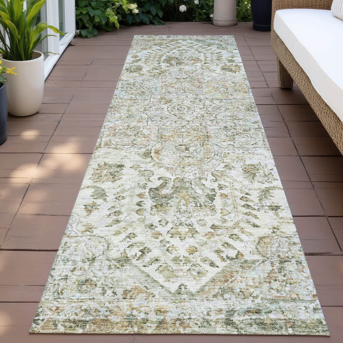 Addison Chantille ACN2138 Global Machine Made Traditional Ivory Rug