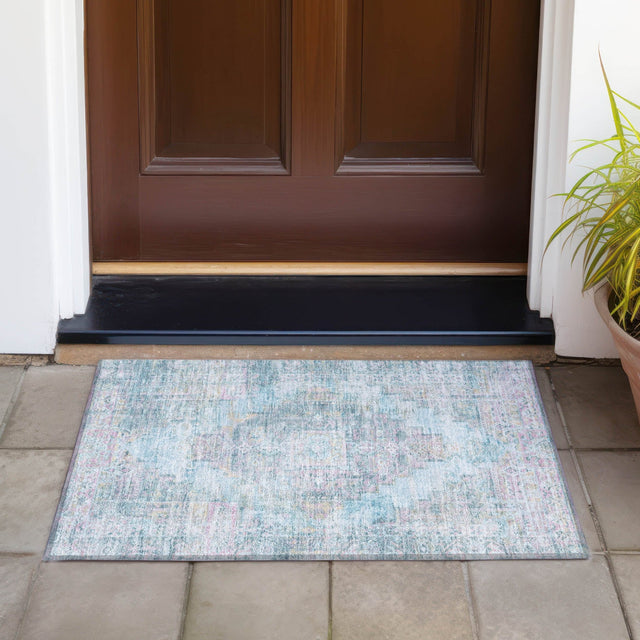 Addison Chantille ACN2140 Global Machine Made Traditional Blue Rug