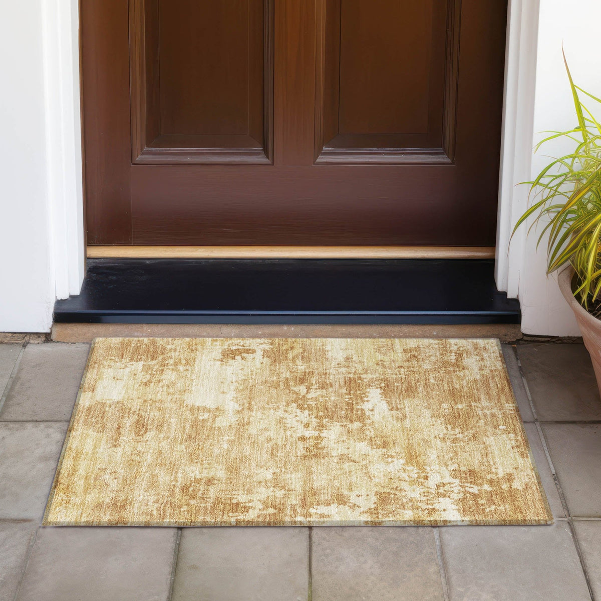 Addison Chantille ACN2142 Abstract Machine Made Transitional Copper Rug
