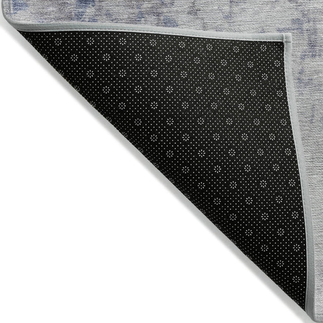 Addison Chantille ACN2142 Abstract Machine Made Transitional Denim Rug