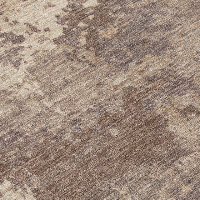 Addison Chantille ACN2143 Abstract Machine Made Transitional Brown Rug